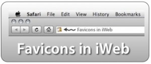 Favicons in iWeb