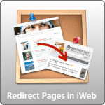 Redirect Pages in iWeb