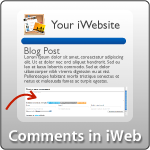 Comments in iWeb
