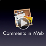 Comments in iWeb