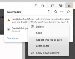 EverWeb For Windows Download Step